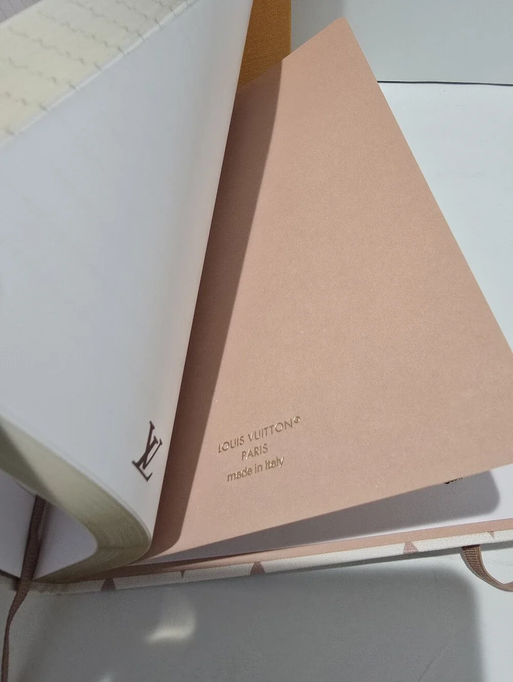 Louis Vuitton Jane Notebook MM Dune Monogram With Stickers Brand New Gl1681